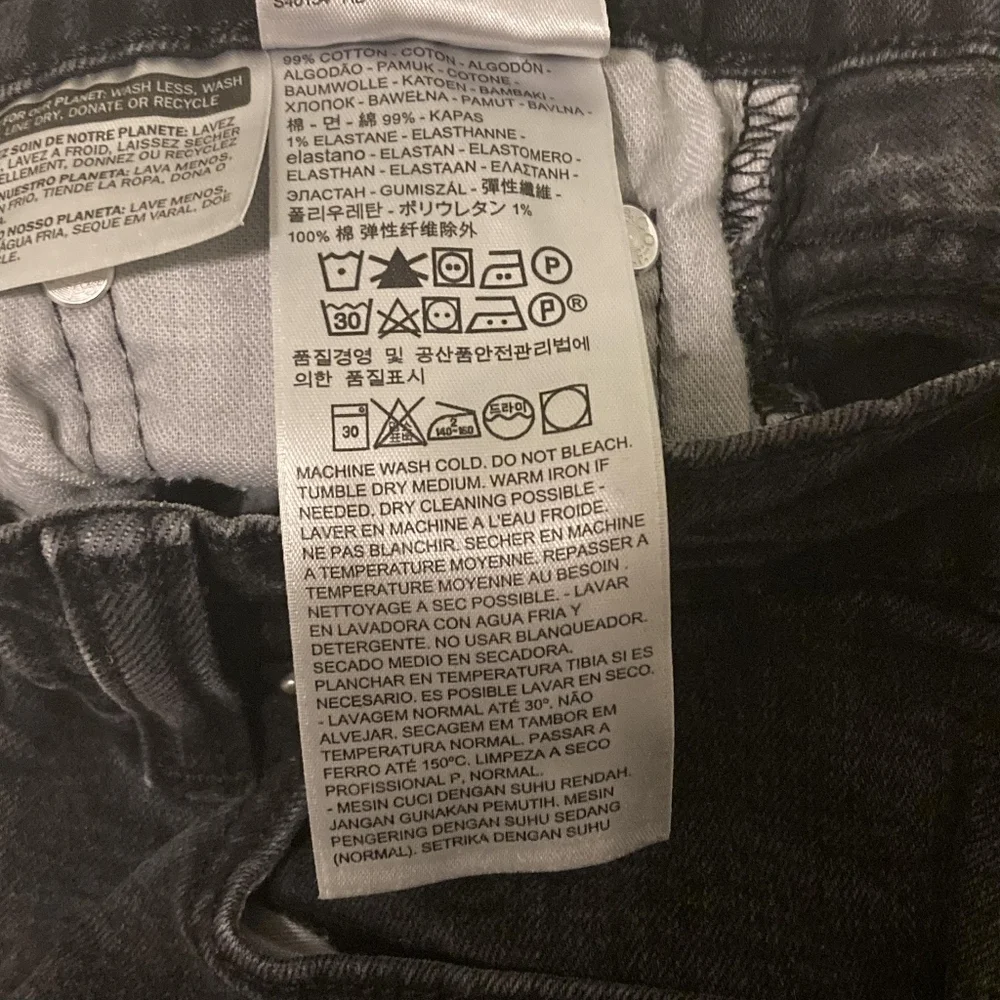 502™ LEVI'S® MEN'S JEANS Black Cotton Denim Size W29 L30 Casual Everyday Neutral